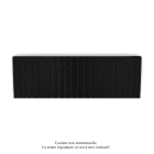 Acova - Fassane Premium EL H, commande RF,Jet Black 9005, 1250W H500 mm / L1497 mm