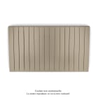 Acova - Fassane Premium EL H, commande RF,Beige Quartz 0523, 1500W H700 mm / L1201 mm