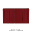 Acova - Fassane Premium EL H, commande RF,Ruby Red 3003, 1500W H700 mm / L1201 mm