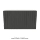 Acova - Fassane Premium EL H, commande RF,Umbra Grey 7222, 1500W H700 mm / L1201 mm