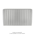 Acova - Fassane Premium EL H, commande RF,White Aluminium 9006, 1500W H700mm / L1201mm