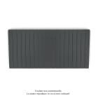 Acova - Fassane Premium EL H, commande RF,Black Matt 0557, 1750W H700 mm / L1423 mm