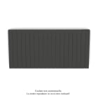 Acova - Fassane Premium EL H, commande RF,Umbra Grey 7222, 1750W H700 mm / L1423 mm