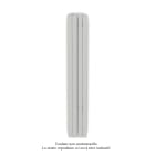 Acova - Fassane Premium EL V, commande RF, couleur Light Grey, 750W, H2017 mm / L296 mm