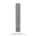 Acova - Fassane Premium EL V, commande RF, couleur Titane, 750 W , H 2017 mm / L 296 mm