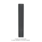 Acova - Fassane Premium EL V, commande RF, couleur Black Matt, 750W, H2017 mm / L296 mm