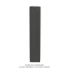 Acova - Fassane Premium EL V, commande RF, couleur Umbra Grey, 1000W, H2017mm / L370mm