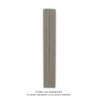 Acova - Fassane Premium EL V, commande RF, couleur Concrete Grey, 1000W,H2217mm/L296mm