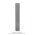 Acova - Fassane Premium EL V, commande RF, couleur Titane, 1000 W,H 2217 mm / L 296 mm