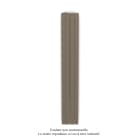 Acova - Fassane Premium EL V, commande RF, couleur Pearl Beige, 1000W,H2217mm / L296mm