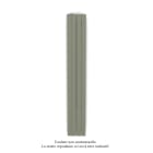 Acova - Fassane Premium EL V, commande RF, couleur Cement Grey, 1000W,H2217mm / L296mm