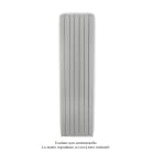 Acova - Fassane Premium EL V, commande RF,couleur White Aluminium, 1250W,H2017mm/L518mm