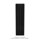 Acova - Fassane Premium EL V, commande RF, couleur Traffic Black, 1250W,H2017mm/L518mm