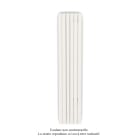 Acova - Fassane Premium EL V, commande RF, couleur Light Beige, 1250W,H2217mm / L444mm