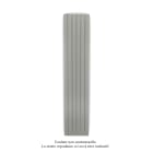 Acova - Fassane Premium EL V, commande RF, couleur Inox Look, 1250W, H2217 mm / L444 mm