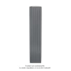 Acova - Fassane Premium EL V, commande RF, couleur Anthracite, 1250W, H2217mm / L444mm