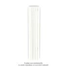 Acova - Fassane Premium EL V, commande RF, couleur PureWhite, 1250W, H2217 mm / L444 mm