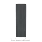 Acova - Fassane Premium EL V, commande RF, couleur Black Matt, 1500W, H2017mm / L592mm