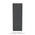 Acova - Fassane Premium EL V, commande RF, couleur Black Matt, 2000W, H2017mm / L740mm