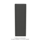 Acova - Fassane Premium EL V, commande RF, couleur Umbra Grey, 2000W, H2017mm / L740mm