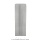 Acova - Fassane Premium EL V, commande RF,couleur White Aluminium, 2000W,H2017mm/L740mm