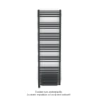 Acova - Cala Symétrique EL +Air, Black Matt, 1000W, H 1751 mm / L 506 mm