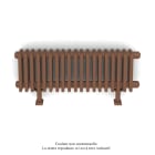 Acova - Vuelta EL plinthe, commande RF, Terracotta, 1000W, H330 mm / L962 mm