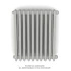 Acova - Vuelta EL horizontal, sans régul., Light Grey, 500W, H 600 mm / L 512 mm