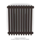 Acova - Vuelta EL horizontal, sans régul., Dark Brown, 500W, H 600 mm / L 512 mm