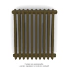 Acova - Vuelta EL horizontal, sans régul., Bronze, 500W, H 600 mm / L 512 mm