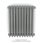 Acova - Vuelta EL horizontal, commande RF, Titane, 500W, H 623 mm / L502 mm