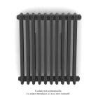 Acova - Vuelta EL horizontal, sans régul., Anthracite Grey, 500W, H 600 mm / L 512 mm
