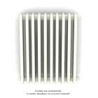 Acova - Vuelta EL horizontal, sans régul., Cream, 500W, H 600 mm / L 512 mm