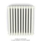 Acova - Vuelta EL horizontal, commande RF, Pure White, 500W, H 623 mm / L502 mm