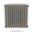 Acova - Vuelta EL horizontal, sans régul., Concrete Grey, 750W, H 600 mm / L 604 mm