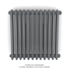 Acova - Vuelta EL horizontal, sans régul., Anthracite, 750W, H 600 mm / L 604 mm