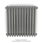 Acova - Vuelta EL horizontal, commande RF, Grey Aluminium, 750W, H 623 mm / L594 mm