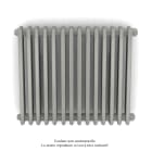 Acova - Vuelta EL horizontal, sans régul., Inox Look, 1000W, H 600 mm / L 742 mm