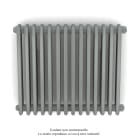 Acova - Vuelta EL horizontal, sans régul., Titane, 1000W, H 600 mm / L 742 mm