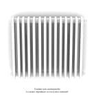 Acova - Vuelta EL horizontal, commande RF, White Matt, 1000W, H 623 mm / L 732 mm