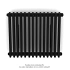 Acova - Vuelta EL horizontal, sans régul., Jet Black, 1000W, H 600 mm / L 742 mm