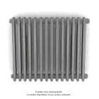 Acova - Vuelta EL horizontal, commande RF, Grey Aluminium, 1000W, H 623 mm / L 732 mm