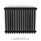 Acova - Vuelta EL horizontal, sans régul., Traffic Black, 1000W, H 600 mm / L 742 mm
