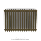Acova - Vuelta EL horizontal, sans régul., Bronze, 1250W, H 600 mm / L 880 mm