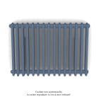 Acova - Vuelta EL horizontal, sans régul., Pigeon Blue, 1250W, H 600 mm / L 880 mm