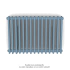 Acova - Vuelta EL horizontal, sans régul., Pastel Blue, 1250W, H 600 mm / L 880 mm