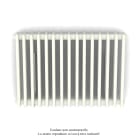 Acova - Vuelta EL horizontal, sans régul., Pure White, 1250W, H 600 mm / L 880 mm