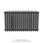 Acova - Vuelta EL horizontal, sans régul., Anthracite Grey, 1500W, H 600 mm / L 1018 mm