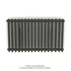 Acova - Vuelta EL horizontal, sans régul., Umbra Grey, 1500W, H 600 mm / L 1018 mm