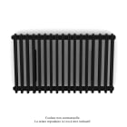 Acova - Vuelta EL horizontal, sans régul., Jet Black, 1500W, H 600 mm / L 1018 mm